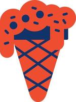 Ice Cream Creative Icon Design vector