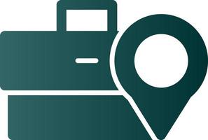 Work Destination Vector Icon Design