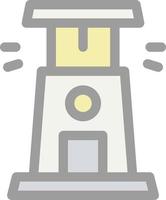 Lighthouse Vector Icon Design