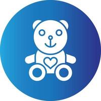 Teddy Bear Creative Icon vector