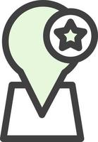 Favorite Destination Vector Icon Design