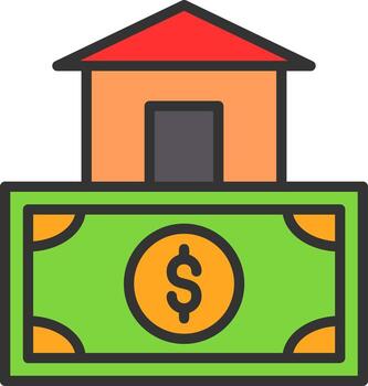 diseño de icono de vector de activo fijo