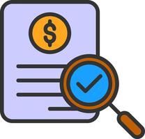 Audit Vector Icon Design