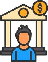 Personal Banking Vector Icon Design