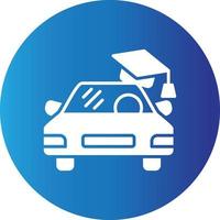 2 - Driving School Creative Icon vector