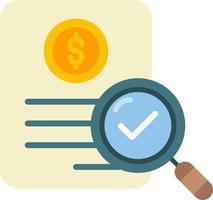 Audit Vector Icon Design