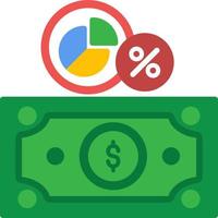 Money Margin Vector Icon Design