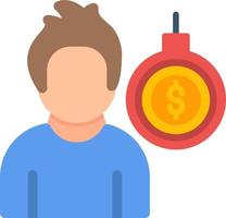 Debt Vector Icon Design