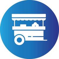 Food Stand Creative Icon vector