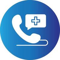 Emergency Call Creative Icon vector