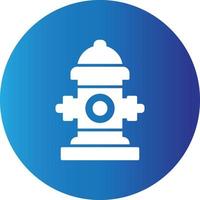 Fire Hydrant Creative Icon vector