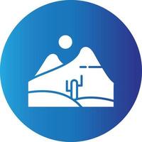 Desert Creative Icon vector