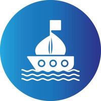 Boat Creative Icon vector