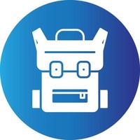 Backpack Creative Icon vector