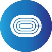 Running Track Creative Icon vector