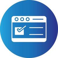 Browser Creative Icon vector