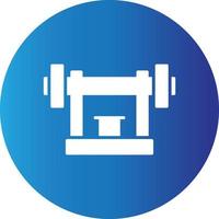 Gym Machine Creative Icon vector