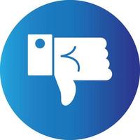 Dislike Creative Icon vector