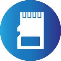 Memory Card Creative Icon vector