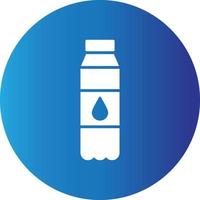 Water Bottle Creative Icon vector