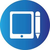 Graphic Tablet Creative Icon vector