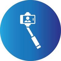 icono creativo selfie vector