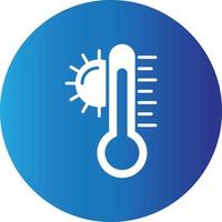 High Temperatures Creative Icon vector