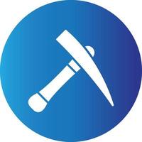 Pickaxe Creative Icon vector