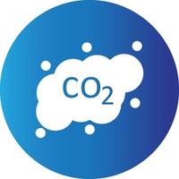 icono creativo de co2 vector