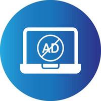 AD Block  Creative Icon vector