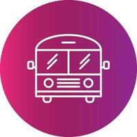 Bus Creative Icon vector