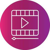 Video Creative Icon vector