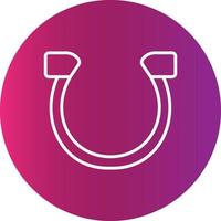 Horseshoe Creative Icon vector