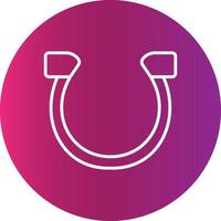 Horseshoe Creative Icon vector