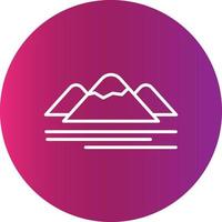 Mountain Creative Icon vector