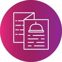 Menu Creative Icon vector