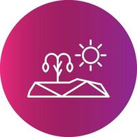 Drought Creative Icon vector