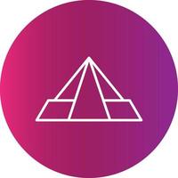 Pyramid Creative Icon vector