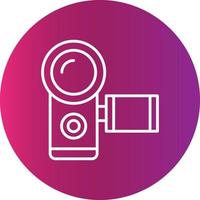 Video Recorder Creative Icon vector