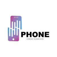 logotipo de smartphone, vector de electrónica de comunicación, diseño de teléfono moderno, para símbolo de marca de empresa