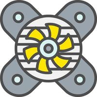 Cooling Fan Vector Icon