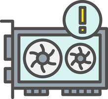 Gpu Error Vector Icon