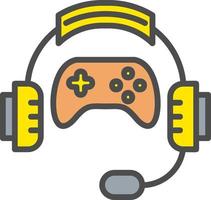 Gaming Headphone Vector Icon