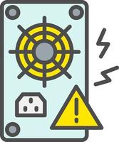 Short Circuit Vector Icon