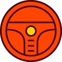 Steering Wheel Vector Icon