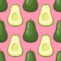 Avocado vector pattern