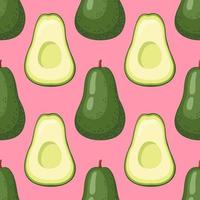 Avocado vector pattern