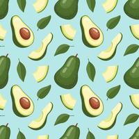 Avocado vector pattern