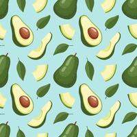 Avocado vector pattern