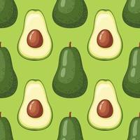 Avocado vector pattern